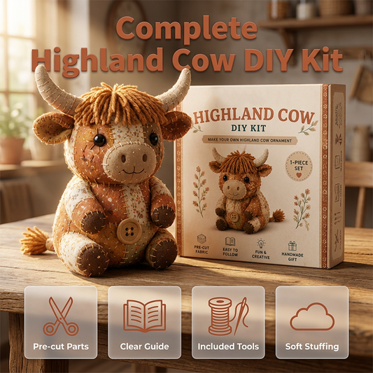 🔥LAST DAY 49% OFF🧵Creative Crafting DIY Patchwork Animal Kit🦬