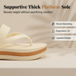 📢🩴Limited-time Special Price:£15.99!!! ⏰Women's Woven Strap Platform Flip-Flops👣
