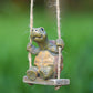 ⏳LAST DAY SALE ONLY ￡9.99!!⏰Whimsical Turtle Swing Decor – A Charming Hanging Ornament for Garden, Patio & Indoor Spaces 🌿✨