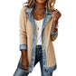 🏆LAST DAY-50% OFF🔥Women’s Elegant Denim Spliced Ribbed Knit Coat