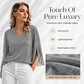 💎Surprise Price ￡13.99‼️🎇Women's Sparkly Split Flare Sleeve Top Limited Sale｜Elegant Split Flare Sleeve Glitter Top for Club & Date Nights💃