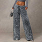 🛍️🔥Last Day Special Price £23.99!!👖Women's Elastic Waist Straight-Leg Pants