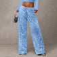 🛍️🔥Last Day Special Price £23.99!!👖Women's Elastic Waist Straight-Leg Pants
