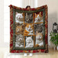 ⏳ LAST DAY SALE: £12.99!! 🐱💤 Cozy 9‑Panel Sleeping Cats Blanket – Ultra‑Soft Flannel, Reversible Design, Perfect for Sofa, Bed & Travel 🌙✨