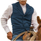 ⏳LAST DAY SALE ONLY￡15.99!🔥✨Men's Vintage Lapel Herringbone Tweed Vest👔🐴
