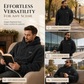 ⏳LAST DAY SALE ONLY ￡16.99!!✨Men's Winter Lined Hoodie Jacquard Pattern Long Sleeve Pullover Sweatshirt for Casual Outdoor Wear✨