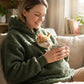 2026 A must-have for pet lovers 🐾 Cozy Fleece Pet Bonding Pouch Hoodie – Warm & Supportive Small Pet Carrier Clothing