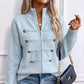 ⏳LAST DAY SALE ONLY￡21.99!🔥✨ Effortless Elegance | Women's Casual Double Zipper Sweater Jacket