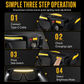 🔥HOT SALE 50% OFF🎁Dual Beam Rechargeable Glasses Light – Hands Free Clip-On LED Eyewear Lamp, Type-C Charging Head Light for Hiking, Repairing & Night Reading