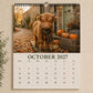 🐮 2027 Highland Cow Wall Calendar – Cozy Farmhouse Decor for Your Home