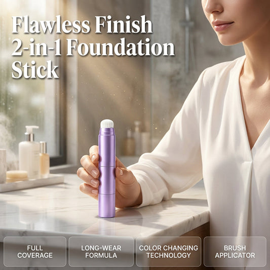 ⏳LAST DAY SALE ONLY ￡7.99!!✨2-in-1 Color-Changing Foundation Stick